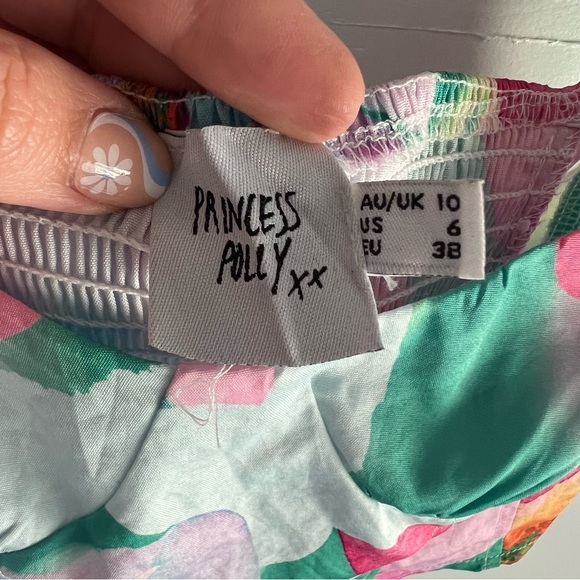 Princess Polly Floral Crop Top NWOT - Picture 3 of 4